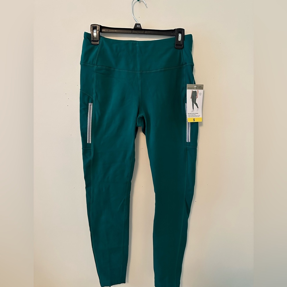 Green High Waisted Active Legging